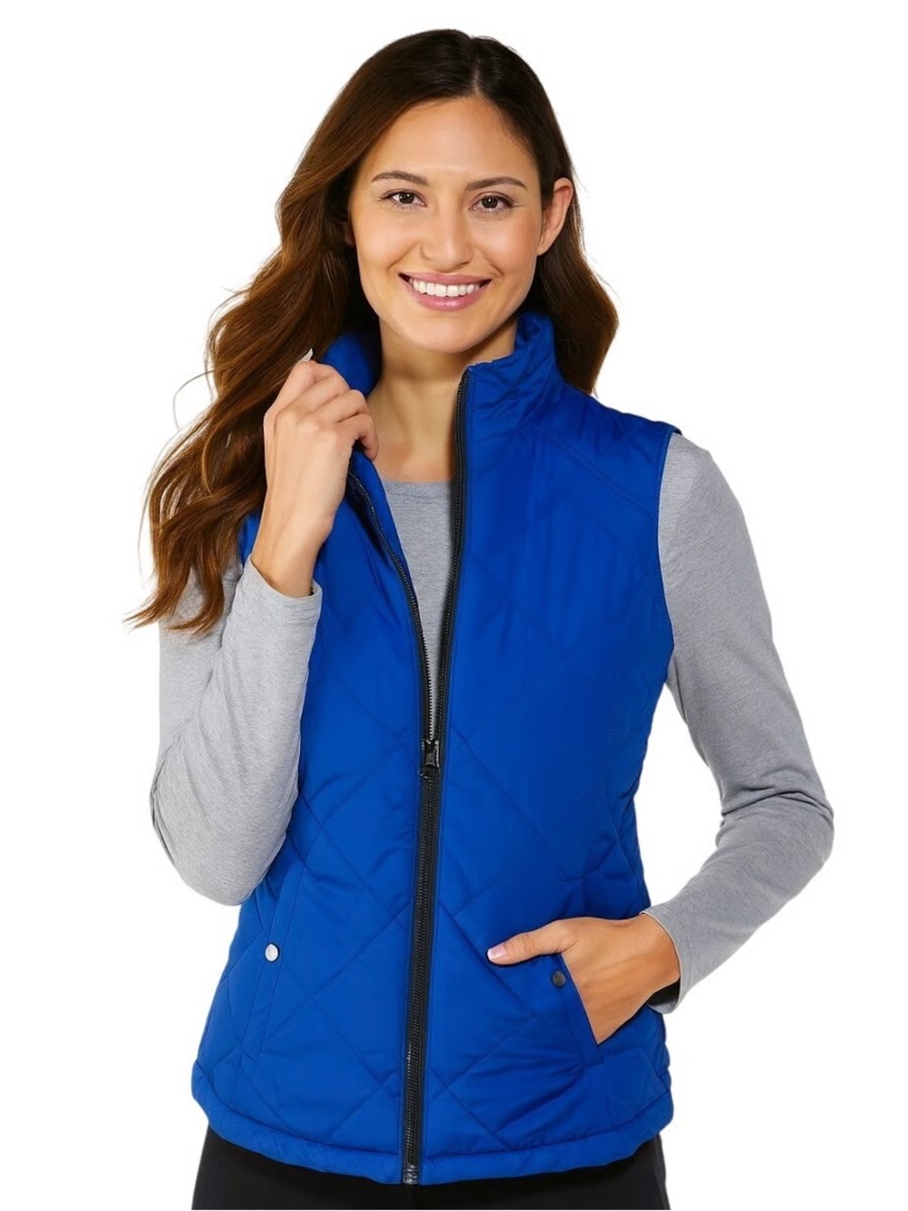 Polo Ralph Lauren Cobalt Blue Quilted Vest Size M